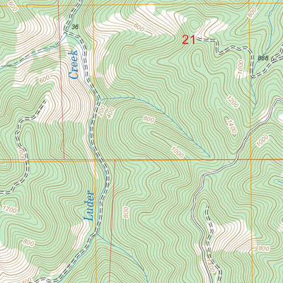 US Forest Service - Topo Deer Head Point, OR FSTopo Legacy digital map