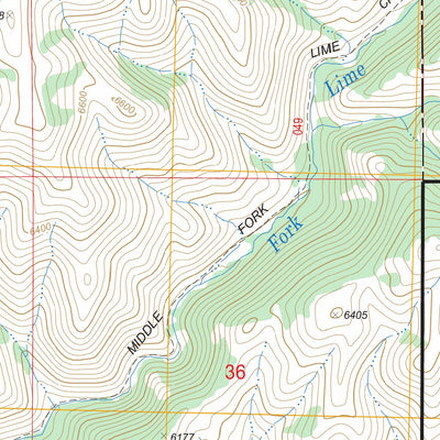US Forest Service - Topo Deer Mountain, ID FSTopo Legacy digital map