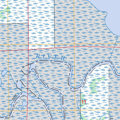 US Forest Service - Topo Deer River, MN FSTopo Legacy digital map
