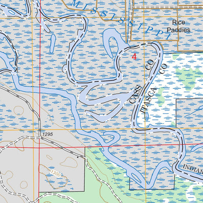 US Forest Service - Topo Deer River, MN FSTopo Legacy digital map