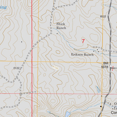 US Forest Service - Topo Deerfield, SD FSTopo Legacy digital map