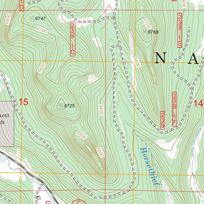 US Forest Service - Topo Deerfield, SD FSTopo Legacy digital map