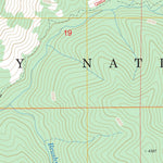 US Forest Service - Topo Dees Peak, CA FSTopo Legacy digital map