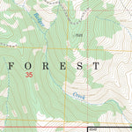 US Forest Service - Topo Degan Mountain, ID FSTopo Legacy digital map