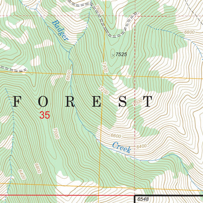 US Forest Service - Topo Degan Mountain, ID FSTopo Legacy digital map