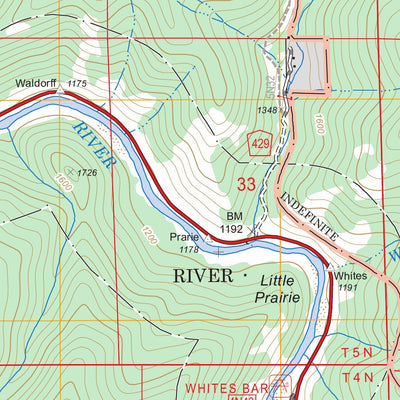 US Forest Service - Topo Del Loma, CA FSTopo Legacy digital map