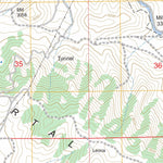US Forest Service - Topo Del Sur, CA FSTopo Legacy digital map