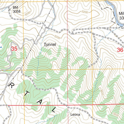 US Forest Service - Topo Del Sur, CA FSTopo Legacy digital map