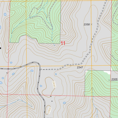 US Forest Service - Topo Delaney, AR FSTopo Legacy digital map
