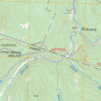 US Forest Service - Topo Delectable Mountain, VT FSTopo Legacy digital map
