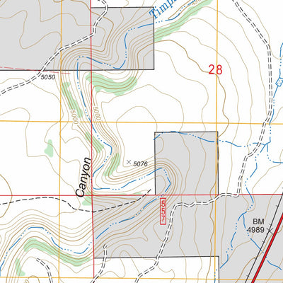 US Forest Service - Topo Delhi, CO FSTopo Legacy digital map