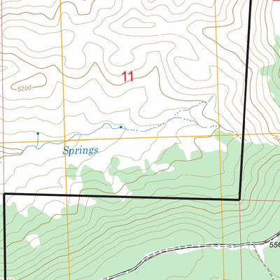 US Forest Service - Topo Delintment Lake, OR FSTopo Legacy digital map