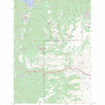 US Forest Service - Topo Delmoe Lake, MT FSTopo Legacy digital map