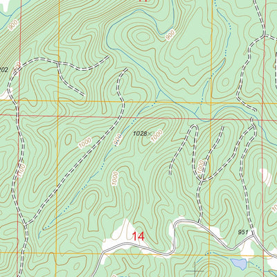 US Forest Service - Topo Delta, AL FSTopo Legacy digital map
