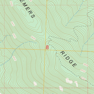 US Forest Service - Topo Demers Ridge, MT FSTopo Legacy digital map