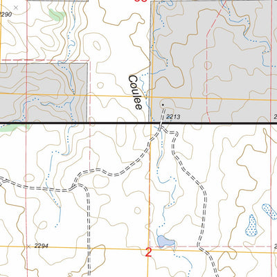 US Forest Service - Topo Demicks Lake, ND FSTopo Legacy digital map