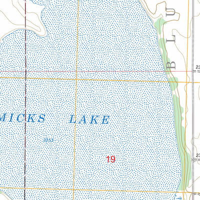 US Forest Service - Topo Demicks Lake, ND FSTopo Legacy digital map