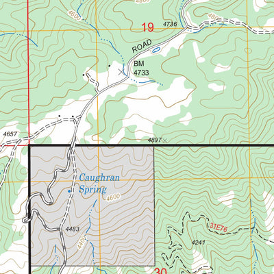 US Forest Service - Topo Democrat Hot Springs, CA FSTopo Legacy digital map