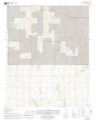 US Forest Service - Topo Dempsey, OK FSTopo Legacy digital map