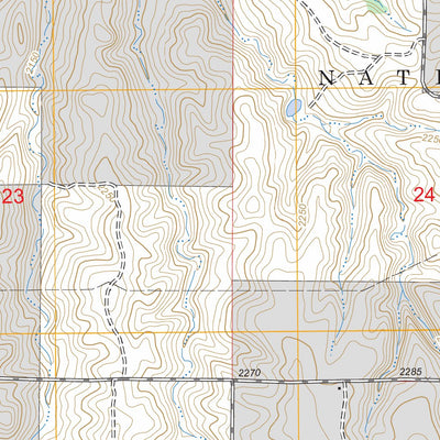 US Forest Service - Topo Dempsey, OK FSTopo Legacy digital map