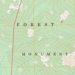 US Forest Service - Topo Dennison Peak, CA FSTopo Legacy digital map