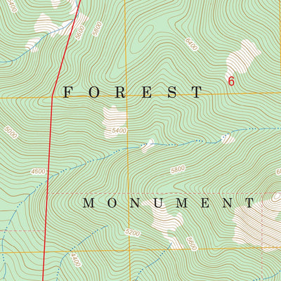 US Forest Service - Topo Dennison Peak, CA FSTopo Legacy digital map