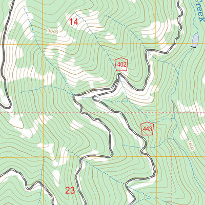 US Forest Service - Topo Denny, CA FSTopo Legacy digital map