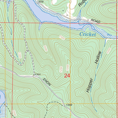 US Forest Service - Topo Denver, AR - MO FSTopo Legacy digital map