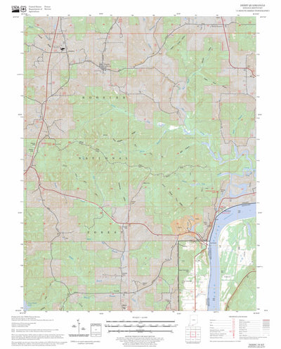 US Forest Service - Topo Derby, IN - KY FSTopo Legacy digital map