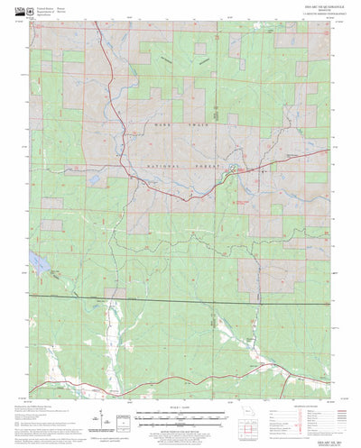 US Forest Service - Topo Des Arc NE, MO FSTopo Legacy digital map
