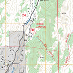 US Forest Service - Topo Descanso, CA FSTopo Legacy digital map