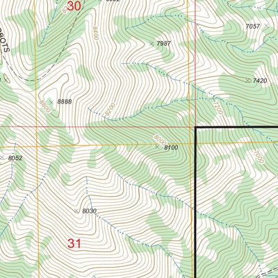 US Forest Service - Topo Deseret Peak East, UT FSTopo Legacy digital map