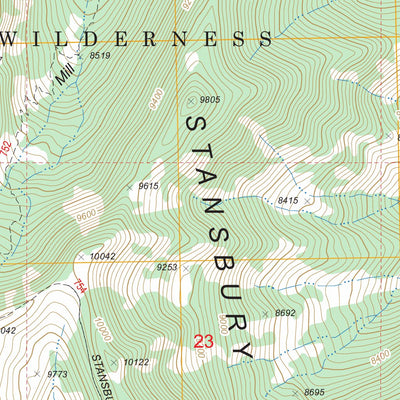 US Forest Service - Topo Deseret Peak East, UT FSTopo Legacy digital map