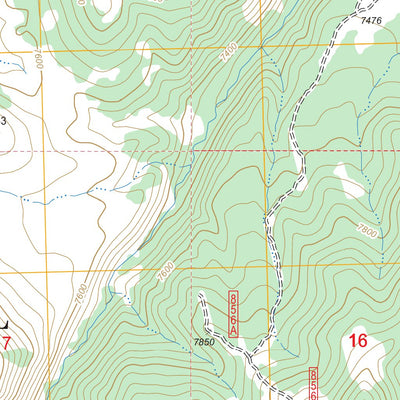 US Forest Service - Topo Desert Creek Peak, NV - CA FSTopo Legacy digital map