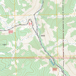 US Forest Service - Topo Desert Creek Peak, NV - CA FSTopo Legacy digital map