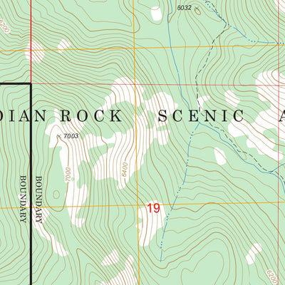 US Forest Service - Topo Desolation Butte, OR FSTopo Legacy digital map