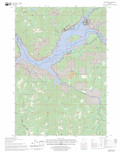 US Forest Service - Topo Detroit, OR FSTopo Legacy digital map