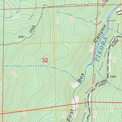 US Forest Service - Topo Devil Mountain, CO FSTopo Legacy digital map