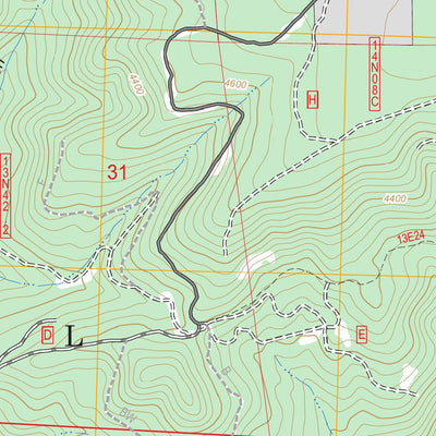 US Forest Service - Topo Devil Peak, CA FSTopo Legacy digital map