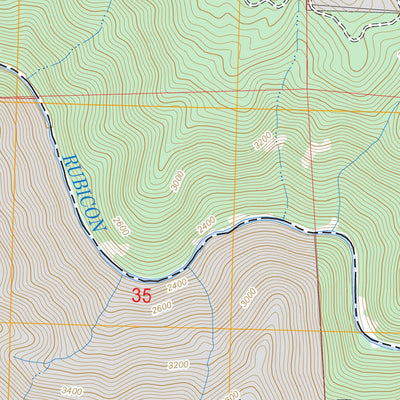 US Forest Service - Topo Devil Peak, CA FSTopo Legacy digital map
