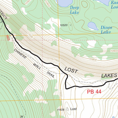 US Forest Service - Topo Devils Causeway, CO FSTopo Legacy digital map