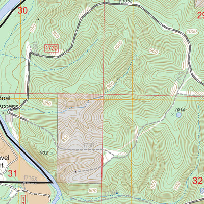 US Forest Service - Topo Devils Elbow, MO FSTopo Legacy digital map