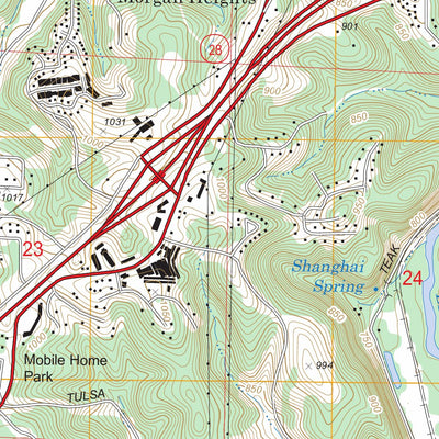US Forest Service - Topo Devils Elbow, MO FSTopo Legacy digital map