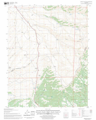 US Forest Service - Topo Devils Gulch, CO FSTopo Legacy digital map