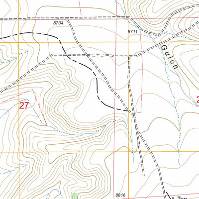 US Forest Service - Topo Devils Gulch, CO FSTopo Legacy digital map