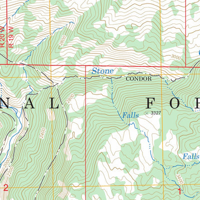 US Forest Service - Topo Devils Heart Peak, CA FSTopo Legacy digital map