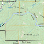 US Forest Service - Topo Devils Nose, CA FSTopo Legacy digital map
