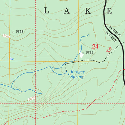 US Forest Service - Topo Devils Peak, OR FSTopo Legacy digital map