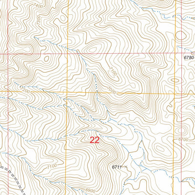 US Forest Service - Topo Devils Playground, WY FSTopo Legacy digital map