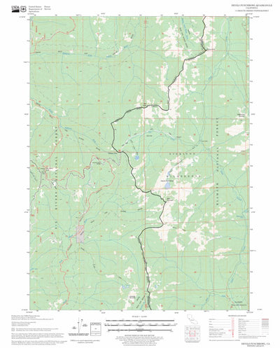 US Forest Service - Topo Devils Punchbowl, CA FSTopo Legacy digital map